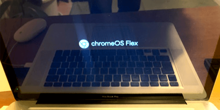 chromeOS flex起動画像